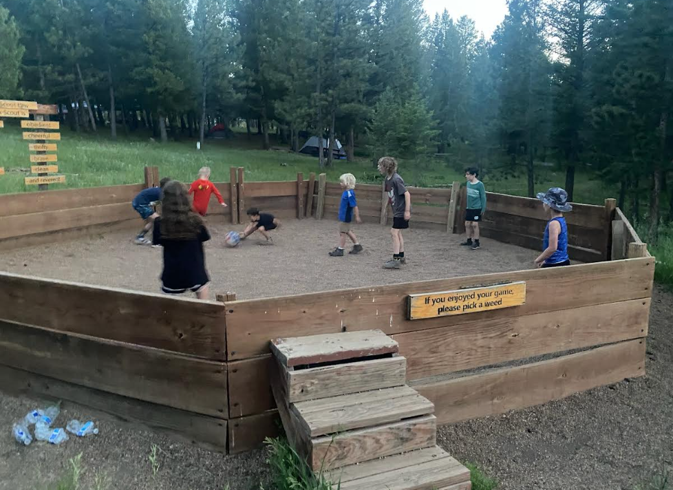 Pack 62 scouts at Camp Patiya